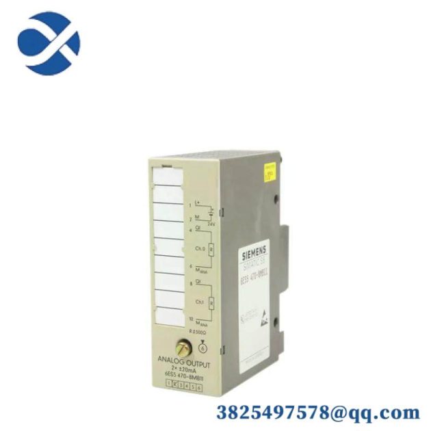 SIEMENS 6ES5470-8MB11 | Analog Output Module for Industrial Control Systems