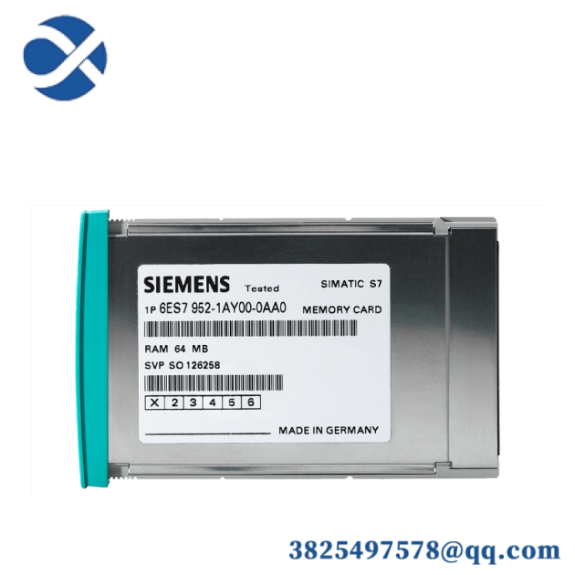 SIEMENS SIMATIC S7 RAM MEMORY CARD 6ES7 952-1AL00-0AA0, High-Performance Data Storage Module