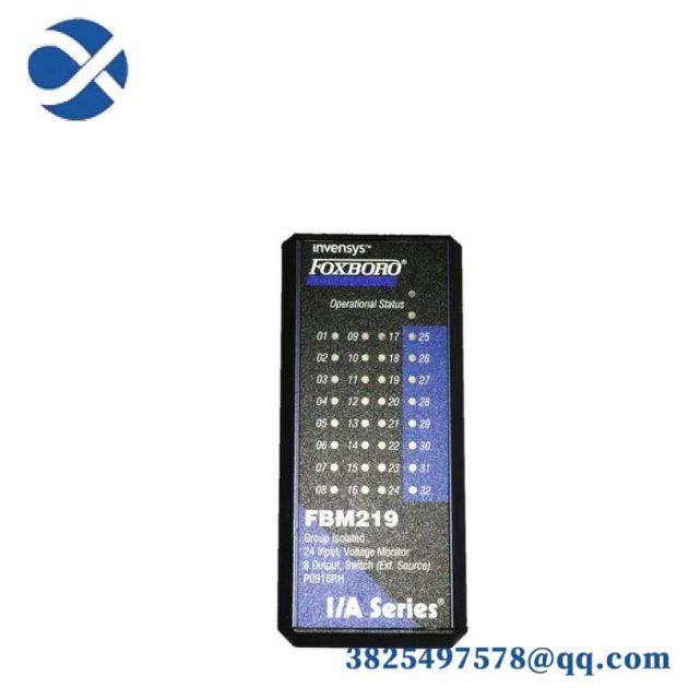 Foxboro I/A Series FBM219 Input Voltage Monitor Module