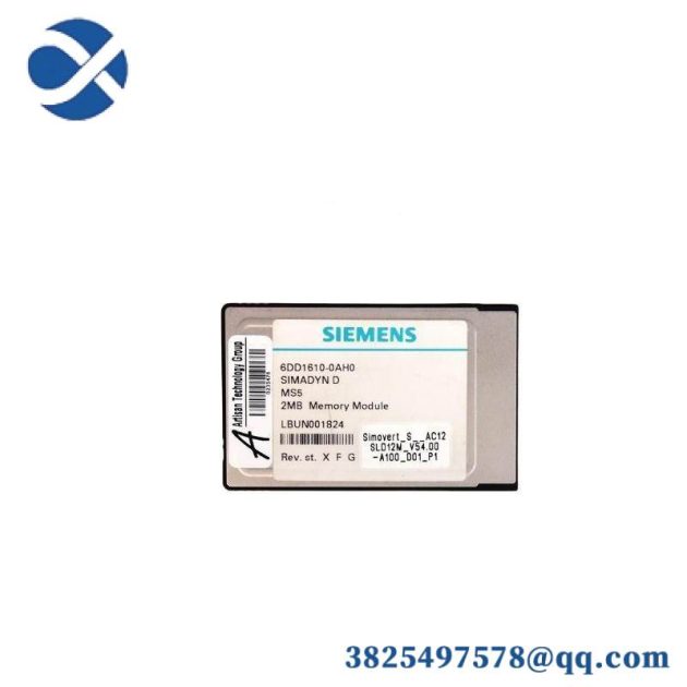 Siemens 6DD1610-0AH0 SIMADYN D Memory Submodule for High-Performance Technological Applications