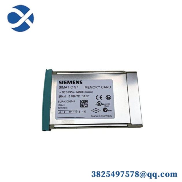 SIEMENS 6ES7952-1AS00-0AA0 - High-Performance RAM Memory Card for S7-400 Control Systems