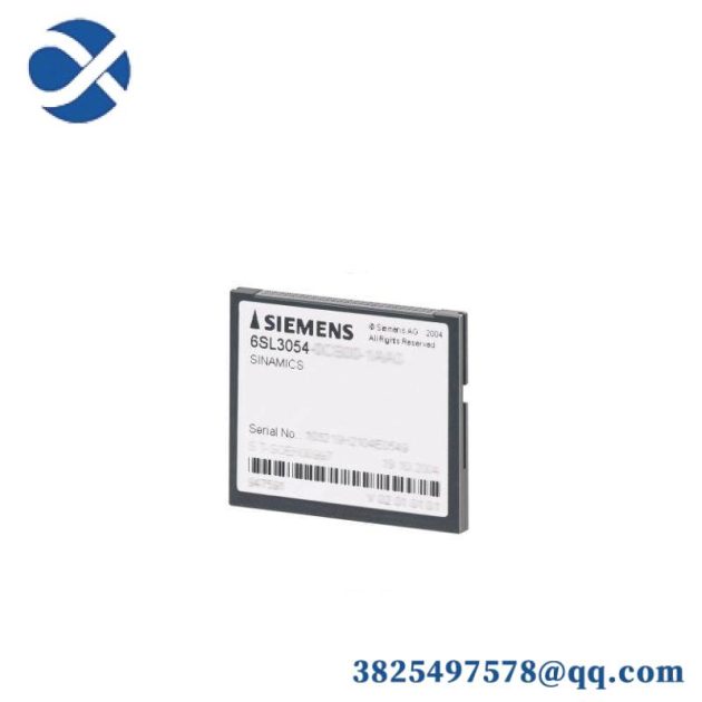 Siemens SINAMICS S120 CompactFlash card 6SL3054-0AA01-1AA0, Advanced Control Module for Industrial Automation