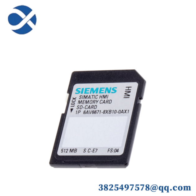 Siemens 6AV6671-8XB10-0AX1 - High-Speed SIMATIC SD Memory Card for Industrial Automation