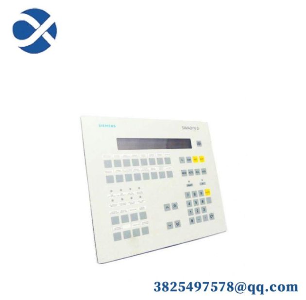 SIEMENS 6DD1670-0AF0 SIMADYN D OPERATOR PANEL: Industrial Control Module for Enhanced Efficiency