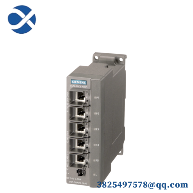 SIEMENS SCALANCE X005, 6GK5005-0BA00-1AA3 - Entry-Level Industrial Ethernet Switch